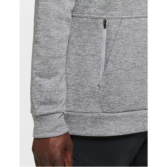 Nike Mens Therma Fit Training Pullover Hoodie Sweatshirt Grey CU6214-063 Small - Picture 3 of 13
